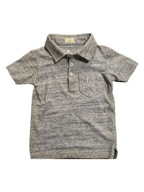 Johnnie-o boys polo shirt in grey size 4 in excellent condition like new